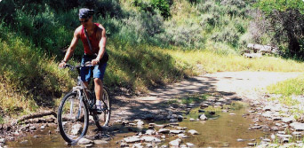 biking